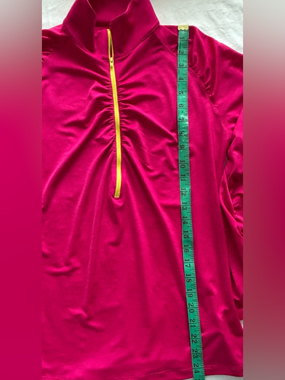 NWOT- Lija Sport Half-Zip Top.  Made in Canada. - Picture 10 of 10